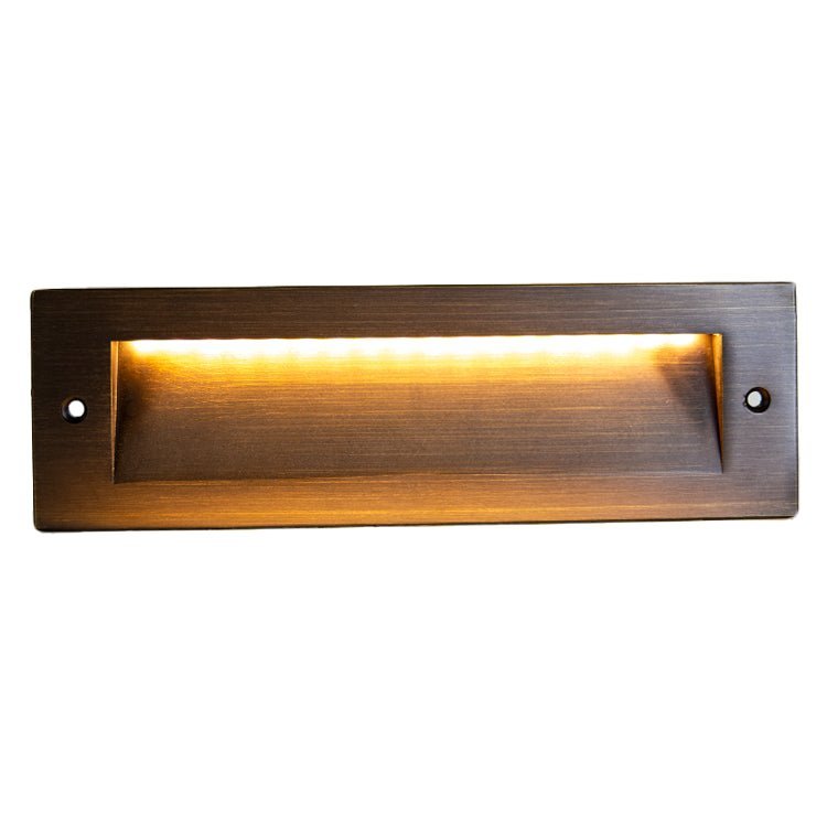 ABBA STB18 Integrated 3W 12V Brass LED Step Light - Sonic Electric