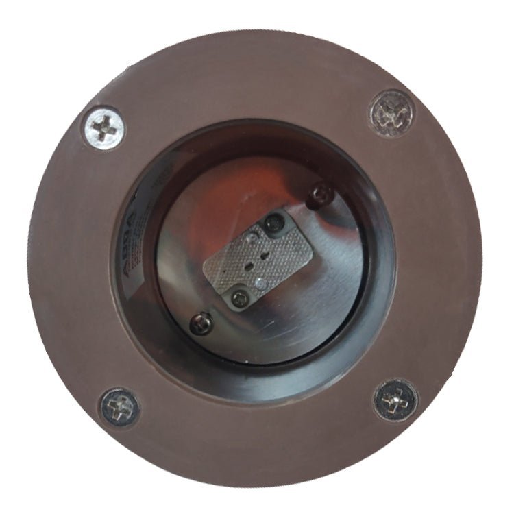 ABBA UNF07 MR16 Brass LED Well Light - Light Bulb Sold Separately - Sonic Electric