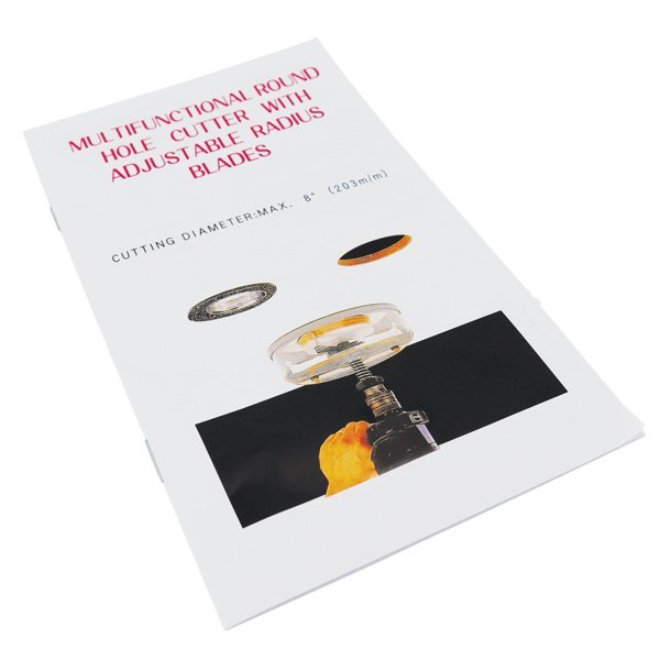 Adjustable Hole Cutter - Large Unit, Cuts 2" to 8 1/4" - Sonic Electric