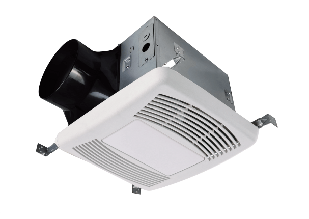 Airzone SEPD140H-3L2 High CFM Ventilation Fan with Dual Motor, LED Light and Motion Sensor - Sonic Electric