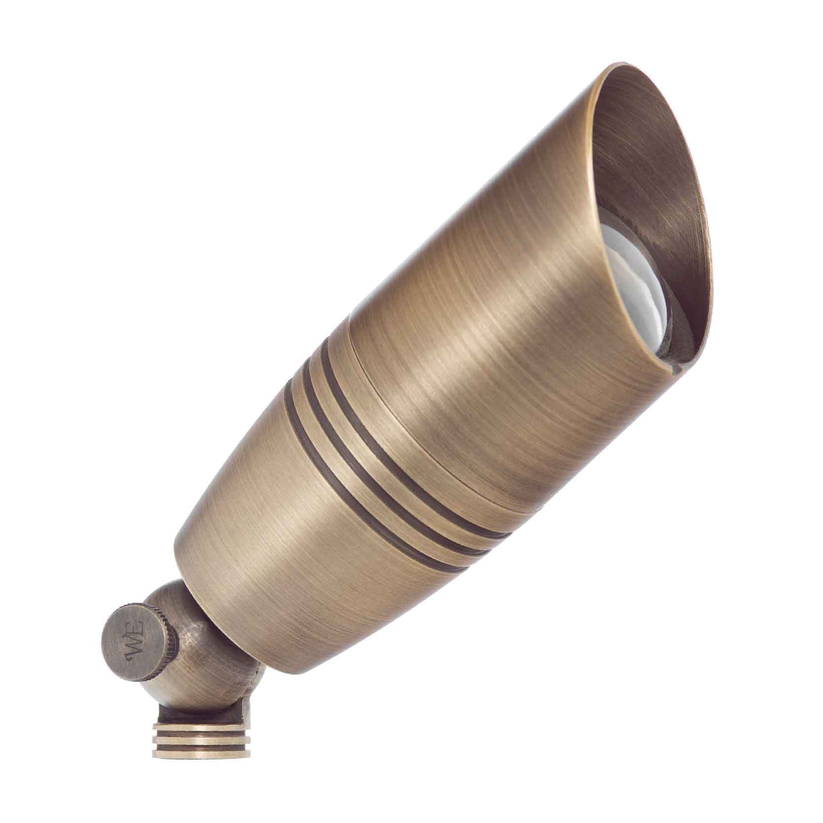 Cast Brass Architectural LED Spot Light - 5W, 3000K MR16 Lamp Included - Sonic Electric