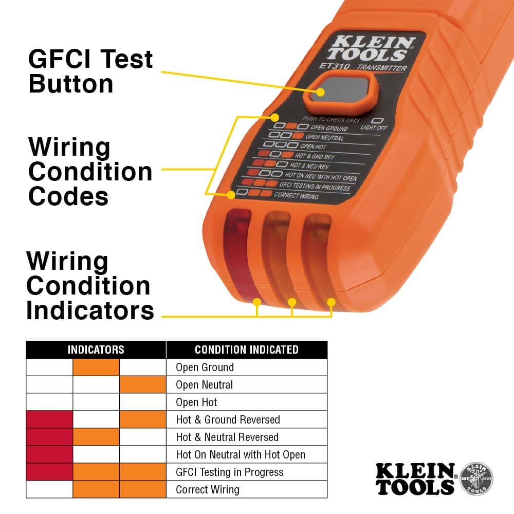 Digital Circuit Breaker Finder with GFCI Outlet Tester - Sonic Electric