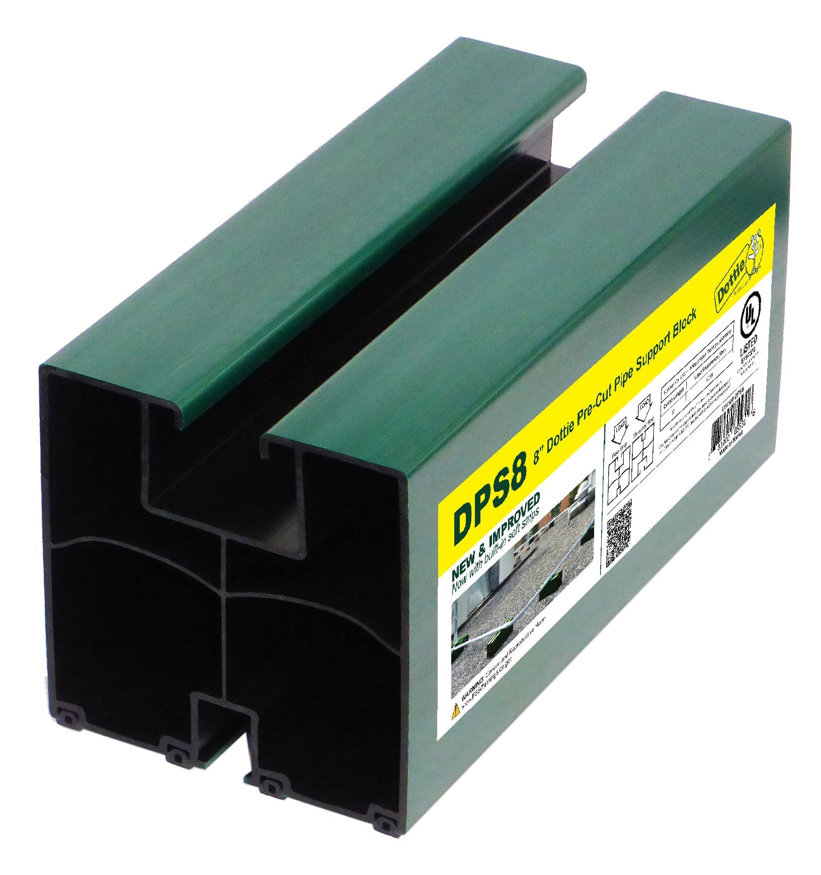 Dottie 8'' Rooftop Pipe Support - Sonic Electric