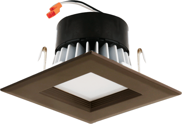 Elco 10W 120V 4" LED Baffle Insert with 3-CCT Switch - Multiple Finishes - Sonic Electric