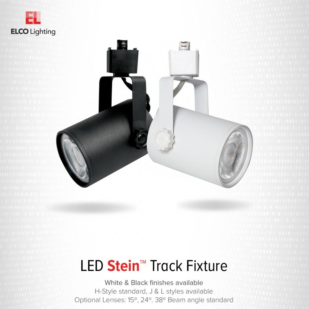 Elco 10W-20W LED Stein Track Fixture with 3CCT Switch - Multiple Finishes - Sonic Electric