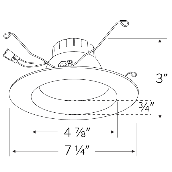 Elco 12-20W 120V 5"/6" Five-Color Temperature Switch LED Reflector Inserts - Sonic Electric