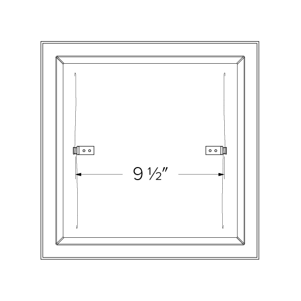 Elco 12" 22W Square LED Retrofit with 5-CCT Switch - EL1212CT5W - Sonic Electric