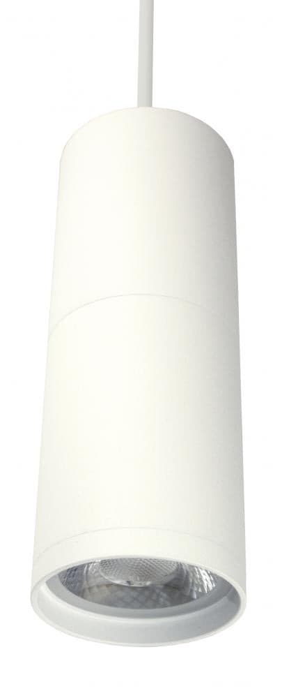 Elco 120V 18W 3" LED Diecast Aluminum Pendant with 3CCT Switch - White Finish (Optional Snoot)