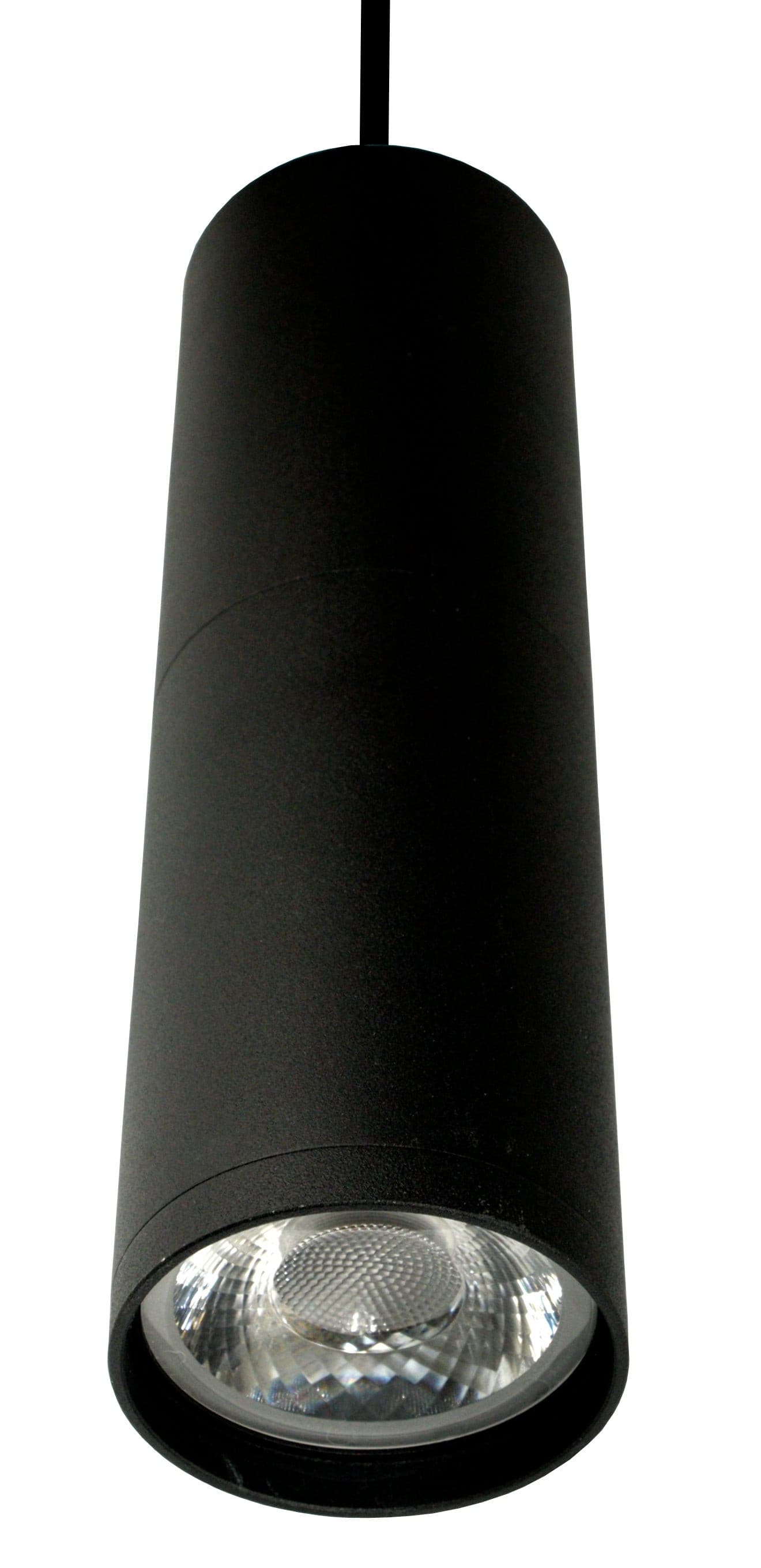 Elco 120V 30W 3" LED Diecast Aluminum Pendant with 3CCT Switch - Black Finish