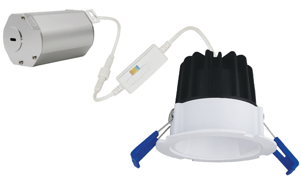 Elco 120V 8W 2" LED Round Elm Downlight with 5-CCT Switch - 600 Lumens - Sonic Electric