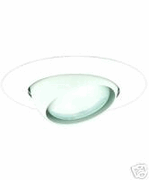 Elco 120v EL518 White Eyeball Trim for Recessed Lights - Sonic Electric