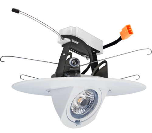 Elco 12.6W 2700K/3000K 6 0-10V Adjustable LED Inserts - Multiple Finishes - Sonic Electric