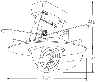 Elco 12.6W 2700K/3000K 6 0-10V Adjustable LED Inserts - Multiple Finishes - Sonic Electric
