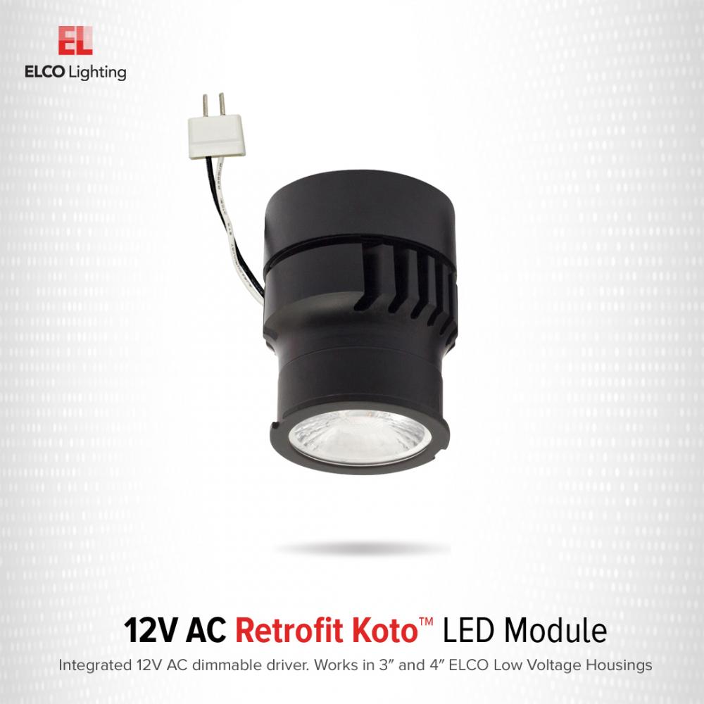 Elco 12V AC Retrofit Koto LED Module Light Engine ELK0830-12 - 3000K, 800 Lumens - Sonic Electric