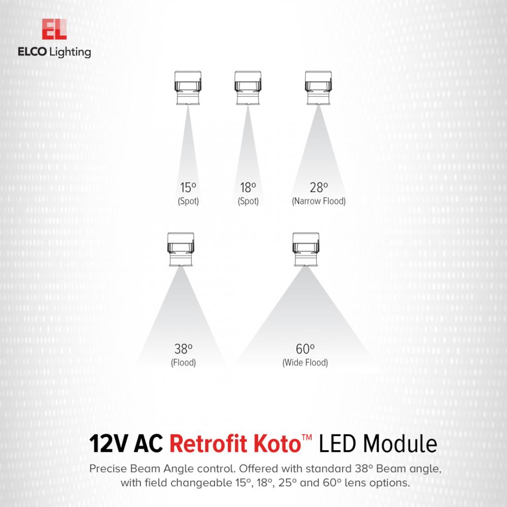 Elco 12V AC Retrofit Koto LED Module Light Engine ELK0830-12 - 3000K, 800 Lumens - Sonic Electric