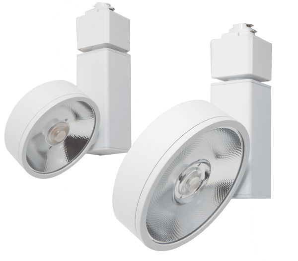 Elco 12W/17W LED Trilene Track Fixture with 3CCT Switch - Multiple Finishes