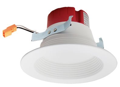 Elco 14W 120V 4" Round LED Baffle Insert with 5-CCT Switch - 1000 Lumens - Sonic Electric