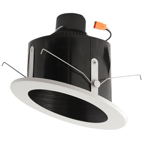 Elco 15W-18W 6" Sloped Ceiling LED Baffle Insert with 5-CCT Switch - Sonic Electric