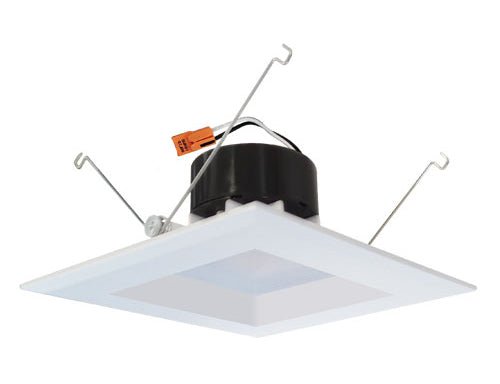 Elco 16W 120V 6" Square LED Reflector Insert Downlight with 3-CCT Switch - Sonic Electric