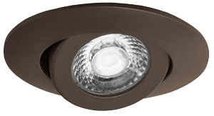 Elco 2 Round Adjustable Teak LED Light Engine - Multiple Finishes/Color Temperatures - Sonic Electric