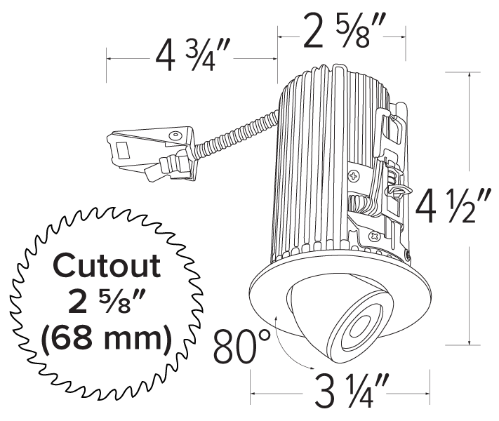 Elco 2 Round Pull-Down Teak LED Light Engine - Multiple Finishes/Color Temperatures - Sonic Electric