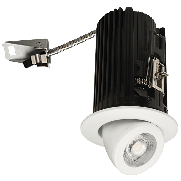 Elco 2 Round Pull-Down Teak LED Light Engine - Multiple Finishes/Color Temperatures - Sonic Electric