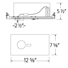 Elco 2 Teak R60 ICA New Construction Housing - Sonic Electric