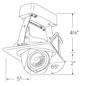 Elco 4 0-10V Square Adjustable LED Insert for Ply System - Sonic Electric