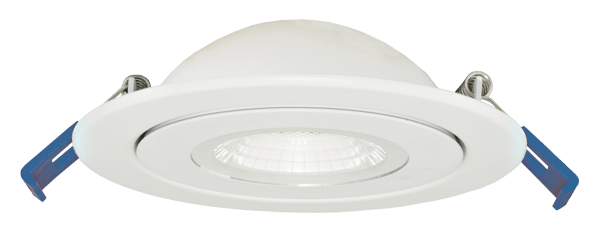 Elco 4 Floating Adjustable Eyeball Downlight with 5-CCT Switch - White or Bronze - Sonic Electric