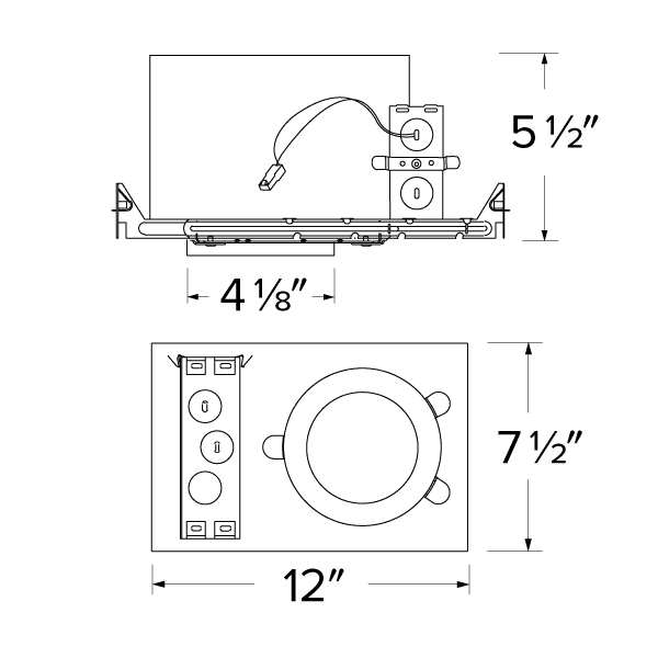 Elco 4 Koto Architectural Maximum Adjustability High Lumen IC Airtight Housing - Sonic Electric