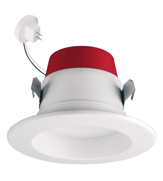 Elco 4" LED Bi-Pin 12V Low Voltage 5CCT Retrofit Reflector Trim - Sonic Electric