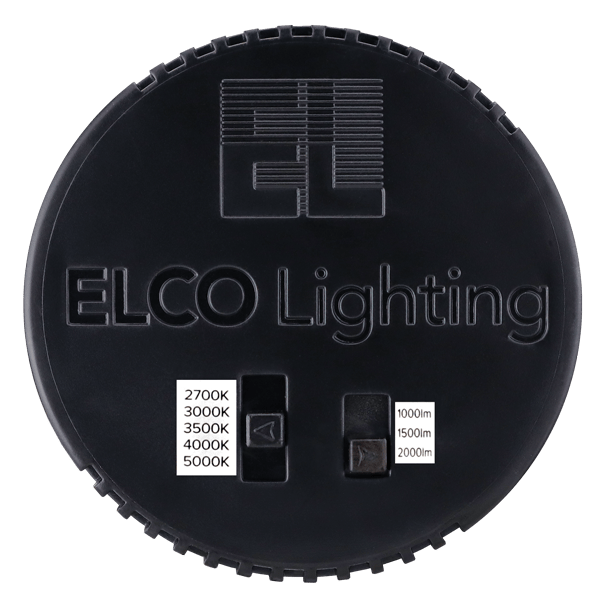 Elco 6" 14W-24W 120V Round Re‚¬šector Insert with 5-CCT Switch & 3-Lumen Switch - Sonic Electric