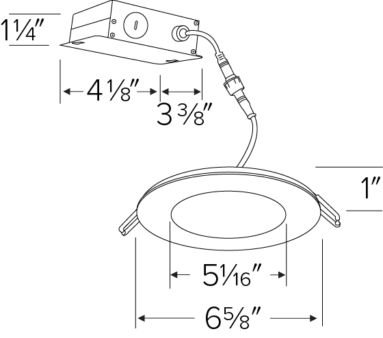 Elco 6" Ultra Slim LED Round Panel Light with 5-CCT Switch - Sonic Electric
