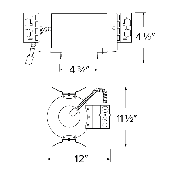 Elco Birch 4" New Construction Architectural Frame - Sonic Electric