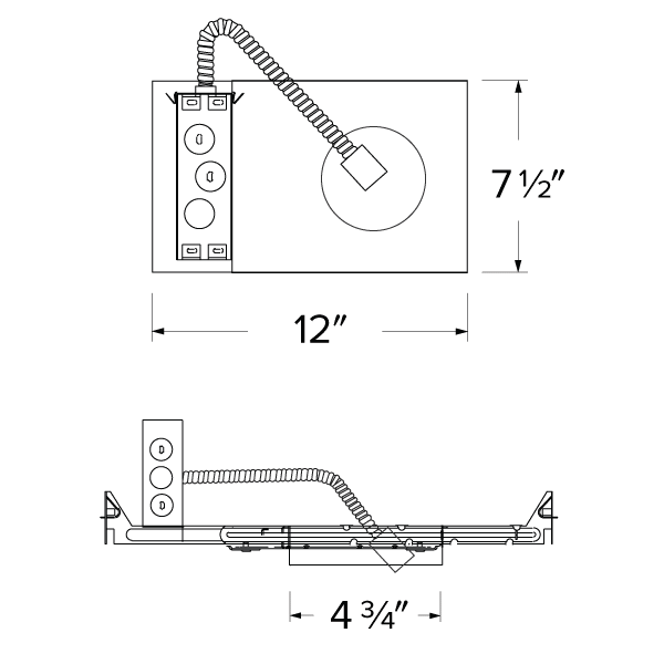 Elco Birch 4" New Construction Plaster Frame - Sonic Electric