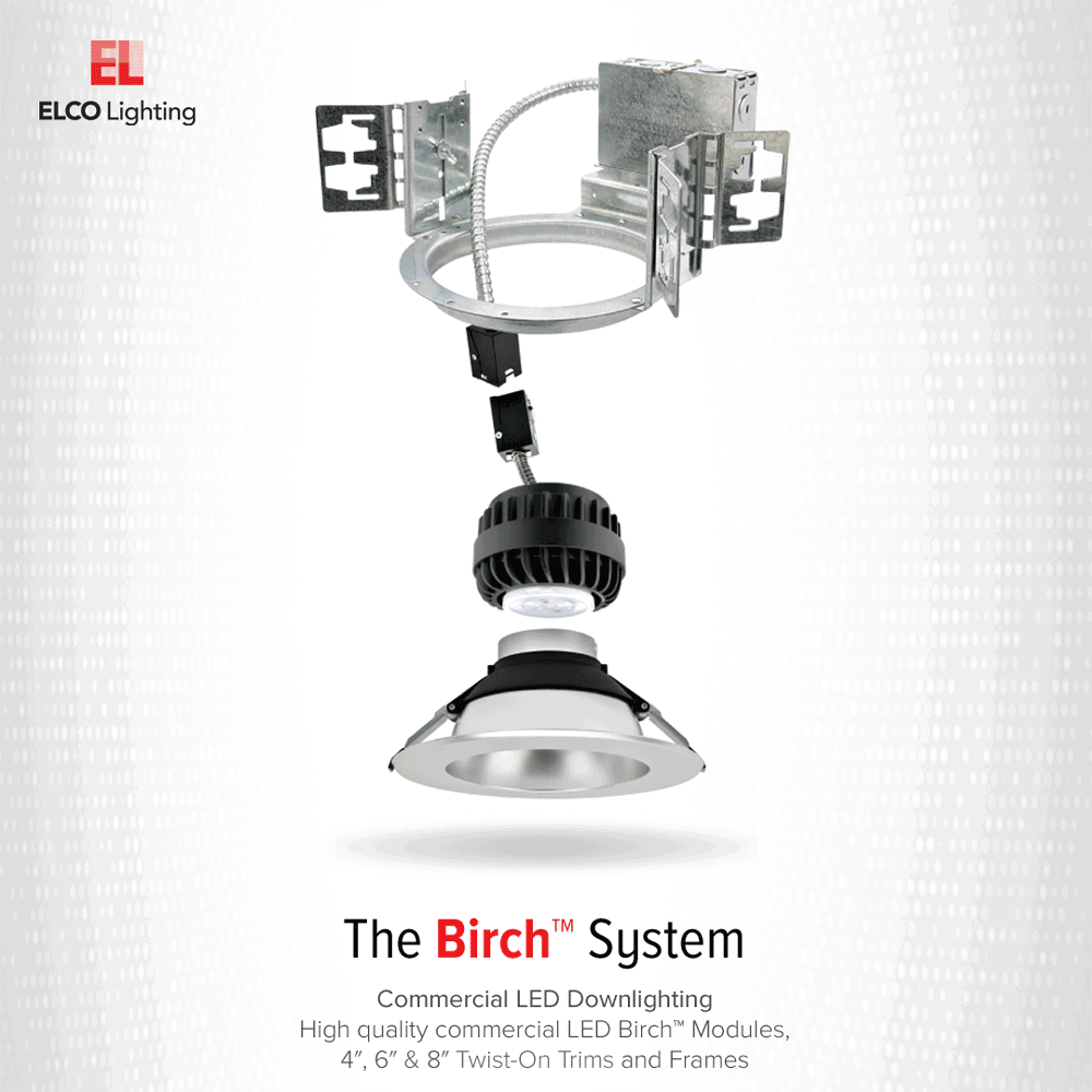 Elco Birch 6" New Construction Architectural Frame - Sonic Electric