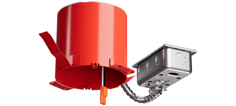 Elco EJB4RICA 4" Remodel IC Airtight Housing for 2-Hour Fire Rated Ceilings - Sonic Electric