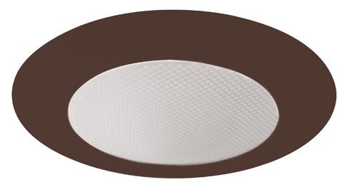 Elco EL112 6 CFL IC Shower Trim with Reflector and Frosted Lens - Bronze