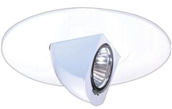 Elco EL1597W 6 inch Low Voltage Retrofit Trim with Adjustable & Directional Snoot - White - Sonic Electric