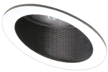 Elco EL624B 6 Sloped Phenolic Baffle with Gimbal Ring - Black - Sonic Electric