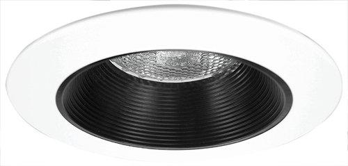 Elco EL993 4 Phenolic Baffle with Metal Ring - Black Baffle, White Ring