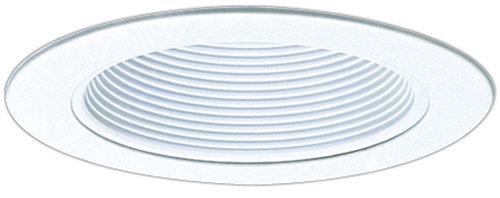 Elco EL993 4 Phenolic Baffle with Metal Ring - White