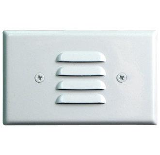 Elco ELST75 12V LED Horizontal Mini Step Light with Louvered Faceplate - Sonic Electric