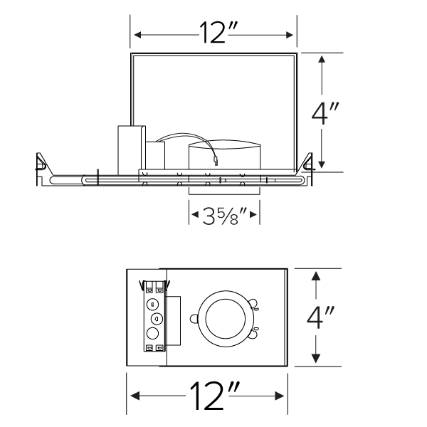 Elco Koto 3 Architectural Shallow Maximum Adjustability IC Airtight Housing - Sonic Electric