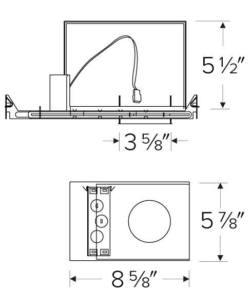 Elco Koto 3 Max. Adjustability IC Airtight New Construction Housing - EL386ICA - Sonic Electric