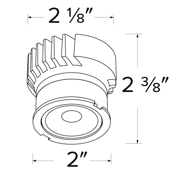 Elco Koto Architectural LED Light Engine ELK1927D - 2700K, 980 Lumens - Sonic Electric