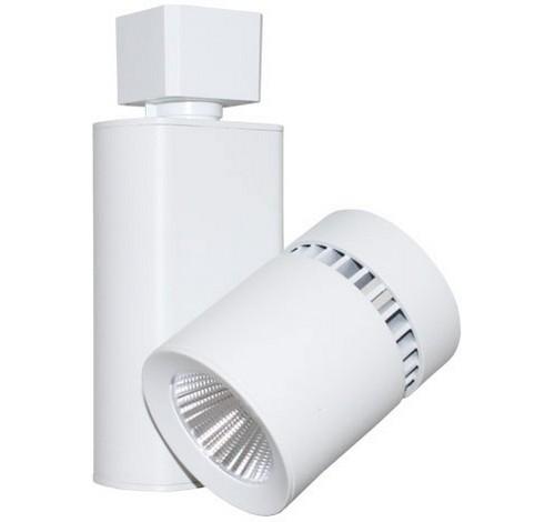 ELCO Lighting 120V ET743DW Magnus Contemporary White LED 15 Degree Spread Track Lighting - Sonic Electric