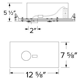 Elco Oak Housings with 12V AC Transformer for Downlight or Adjustable - Sonic Electric