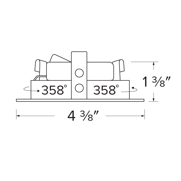 Elco Pex 3 Round Adjustable Gimbal Trim for Koto System - Sonic Electric