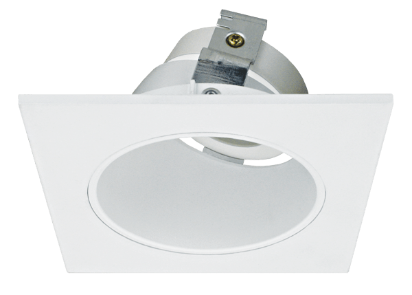 Elco Pex 3 Square Adjustable Reflector Wall Wash Trim for Koto System - ELK3322W, White - Sonic Electric